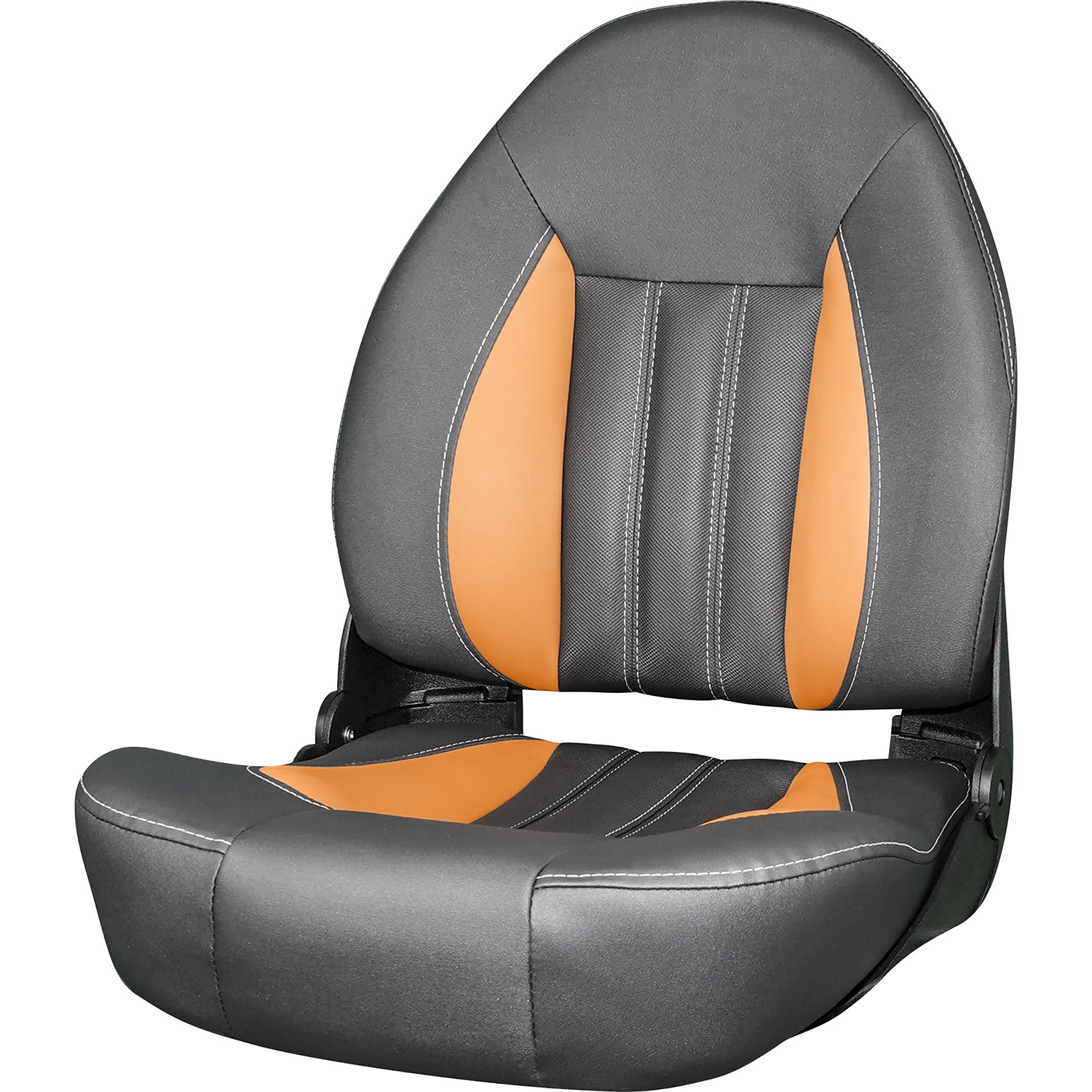 Tempress ProBax High-Back bootstoel Charcoal/Orange/Carbon