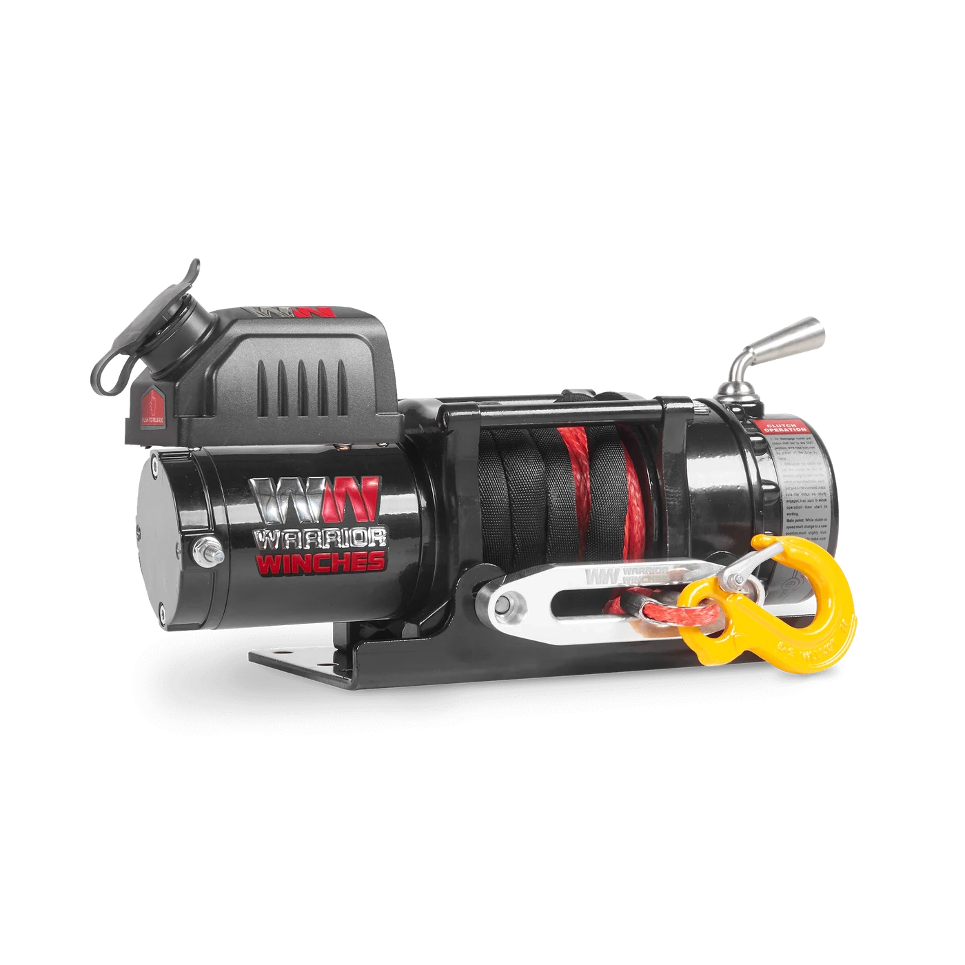 Warrior Ninja 4500 elektrische lier met synthetisch touw 12V