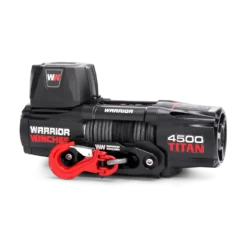 Warrior Titan 4500 elektrische lier met synthetisch touw 12V - Afbeelding 3