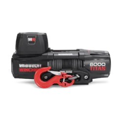 Warrior Titan 6000 elektrische lier met synthetisch touw 12V - Afbeelding 4