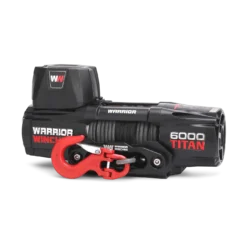 Warrior Titan 6000 elektrische lier met synthetisch touw 12V - Afbeelding 3