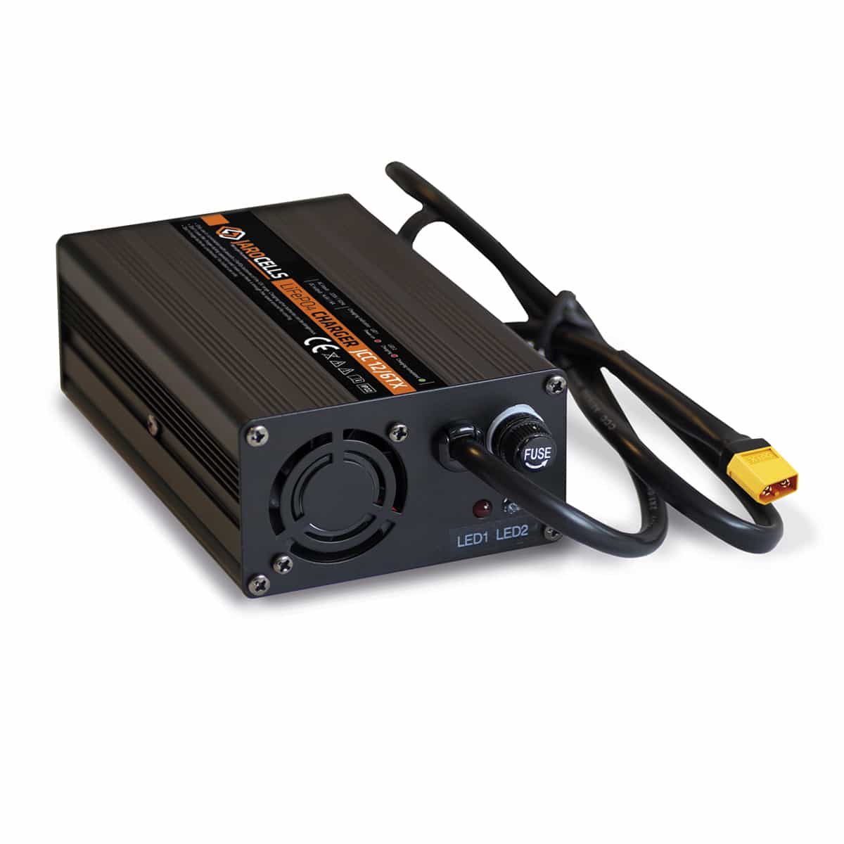 Jarocells 12V6A Lithium charger IP22 XT60