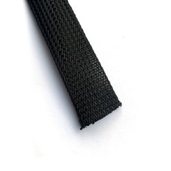 Gevlochten isolatiekous zwart 50mm