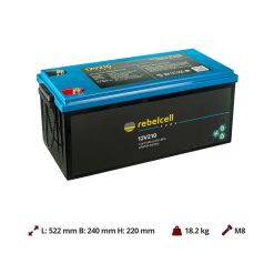 Rebelcell 12V210 EDGE LiFePO4 accu