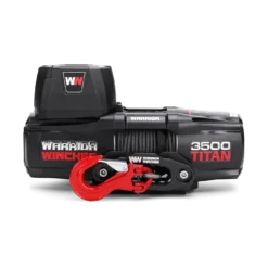 Warrior Titan 3500 elektrische lier met synthetisch touw 12V - Afbeelding 2
