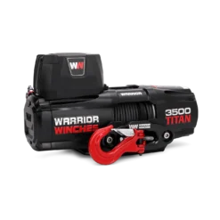 Warrior Titan 3500 elektrische lier met synthetisch touw 12V