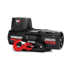 Warrior Titan 3500 elektrische lier met synthetisch touw 12V - Afbeelding 3